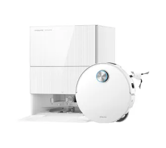 Robot sprzątający Dreame X60 Pro Ultra Complete Funkcja mopowania Stacja oczyszczająca Tworzenie mapy pomieszczenia 59dB Funkcje AI Biały