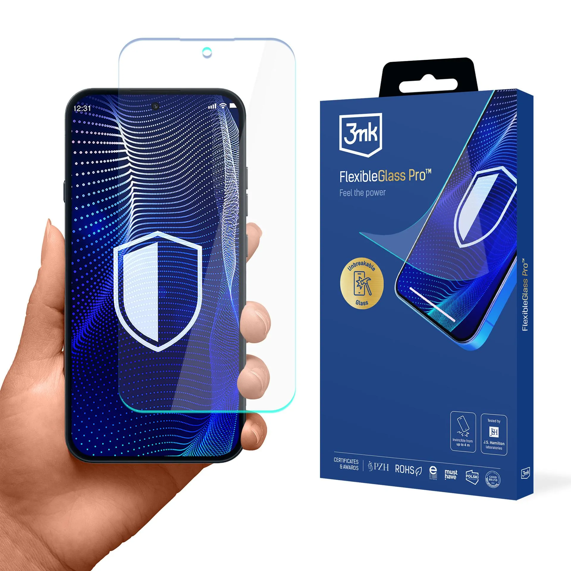Szkło hybrydowe 3mk FlexibleGlass Pro do Nothing Phone 4a