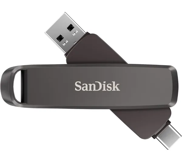 SANDISK Extreme PRO Dual Drive 1TB USB 3.2 Typ C / USB 3.2 Szary