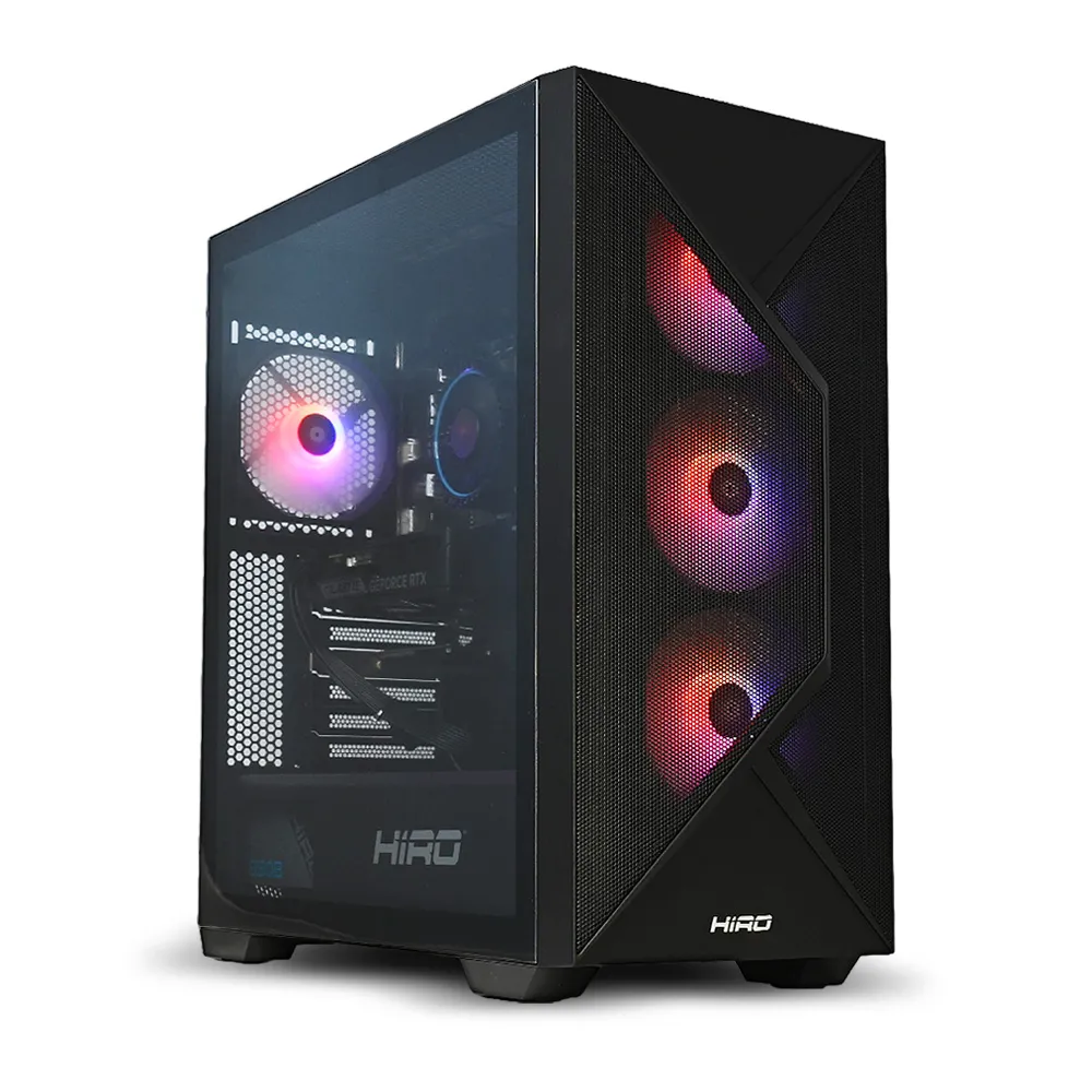 Komputer gamingowy NTT Hiro ZKG-R7B5060-01EU R7 5700 32GB RAM 1TB Dysk SSD RTX5060 Win11