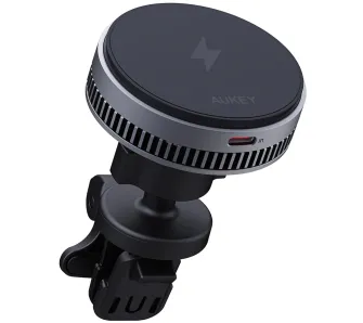 Ładowarka samochodowa Aukey HD-MC13AP Qi2 15W Czarny