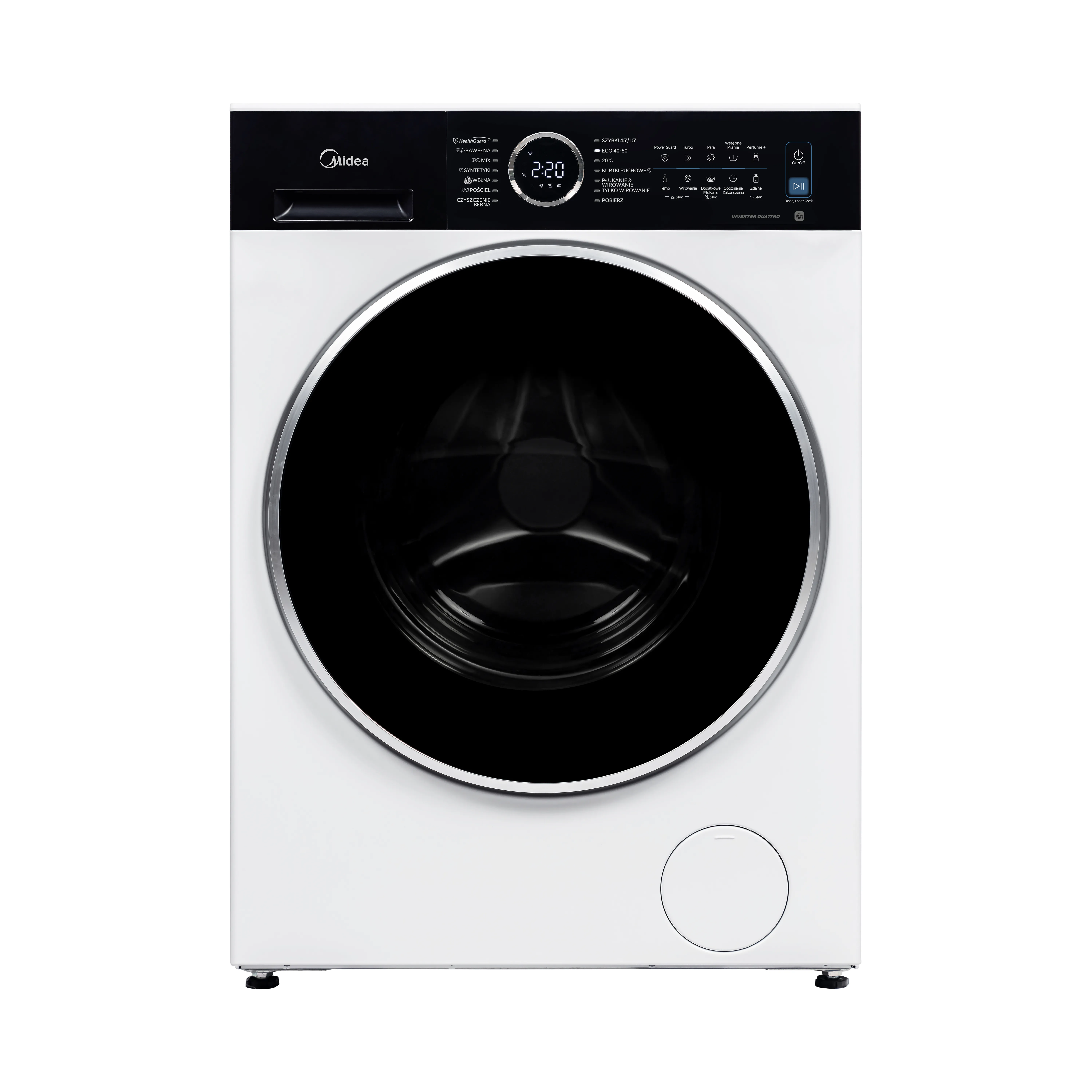 Pralka Midea MF205W80BA30/W-PL Slim PowerMix JetClean 8kg 1400obr/min Zdalne sterowanie