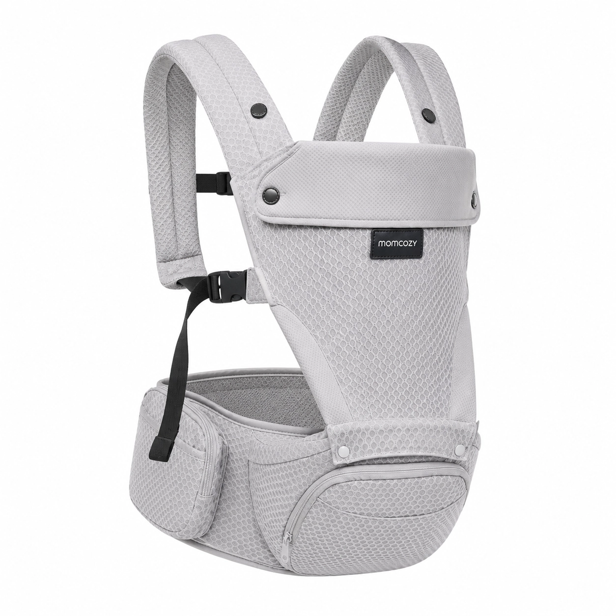 Nosidlo Momcozy Baby Carrier z siedziskiem biodrowym Szary