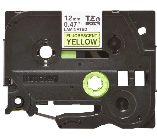 Brother TZe-C31 Czarno-żółty fluorescencyjny