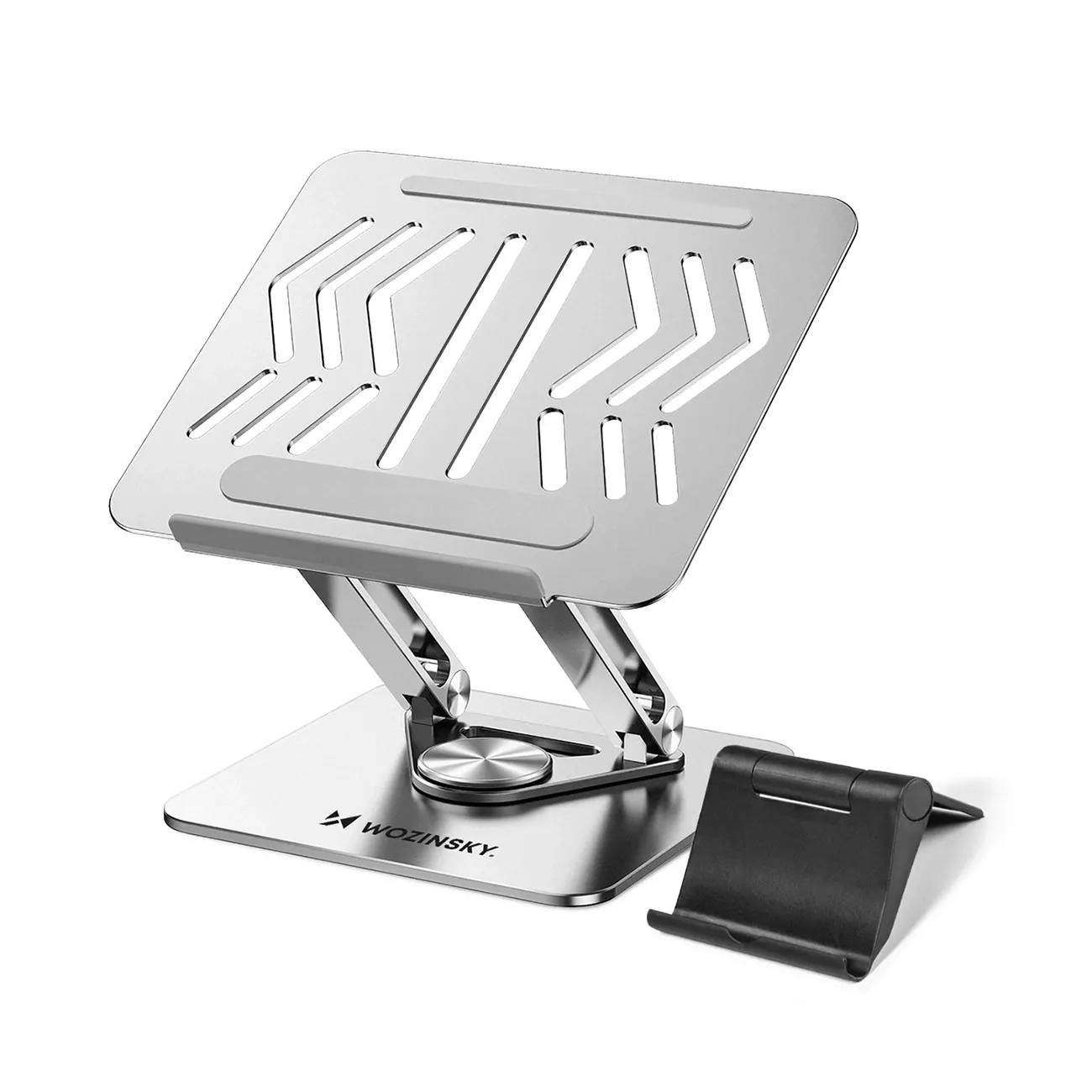 Podstawka na laptopa Wozinsky WRS-CPY84SS 360° Srebrny