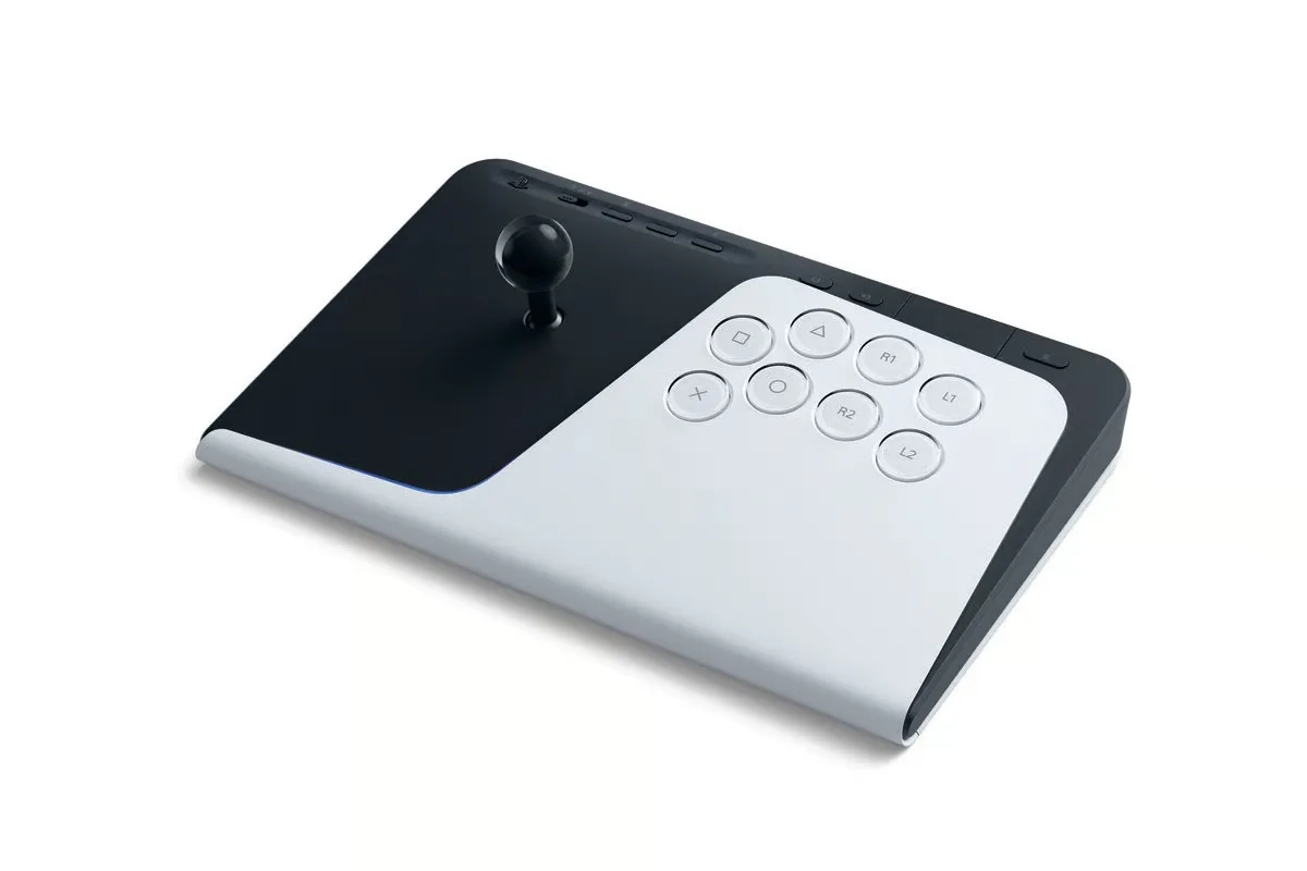 Kontroler Sony Arcade Stick FlexStrike do PS5 Bezprzewodowy Czarno-biały