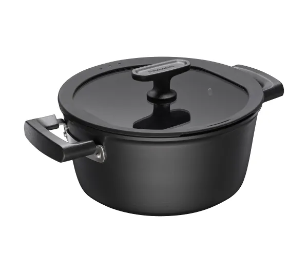 Garnki - Fiskars Hard Face 1075526 Indukcja Aluminium 3,5l