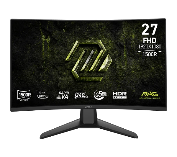 MSI MAG 274CF X24 27" Ful HD Rapid VA 240Hz 0,5ms GTG Zakrzywiony Gamingowy