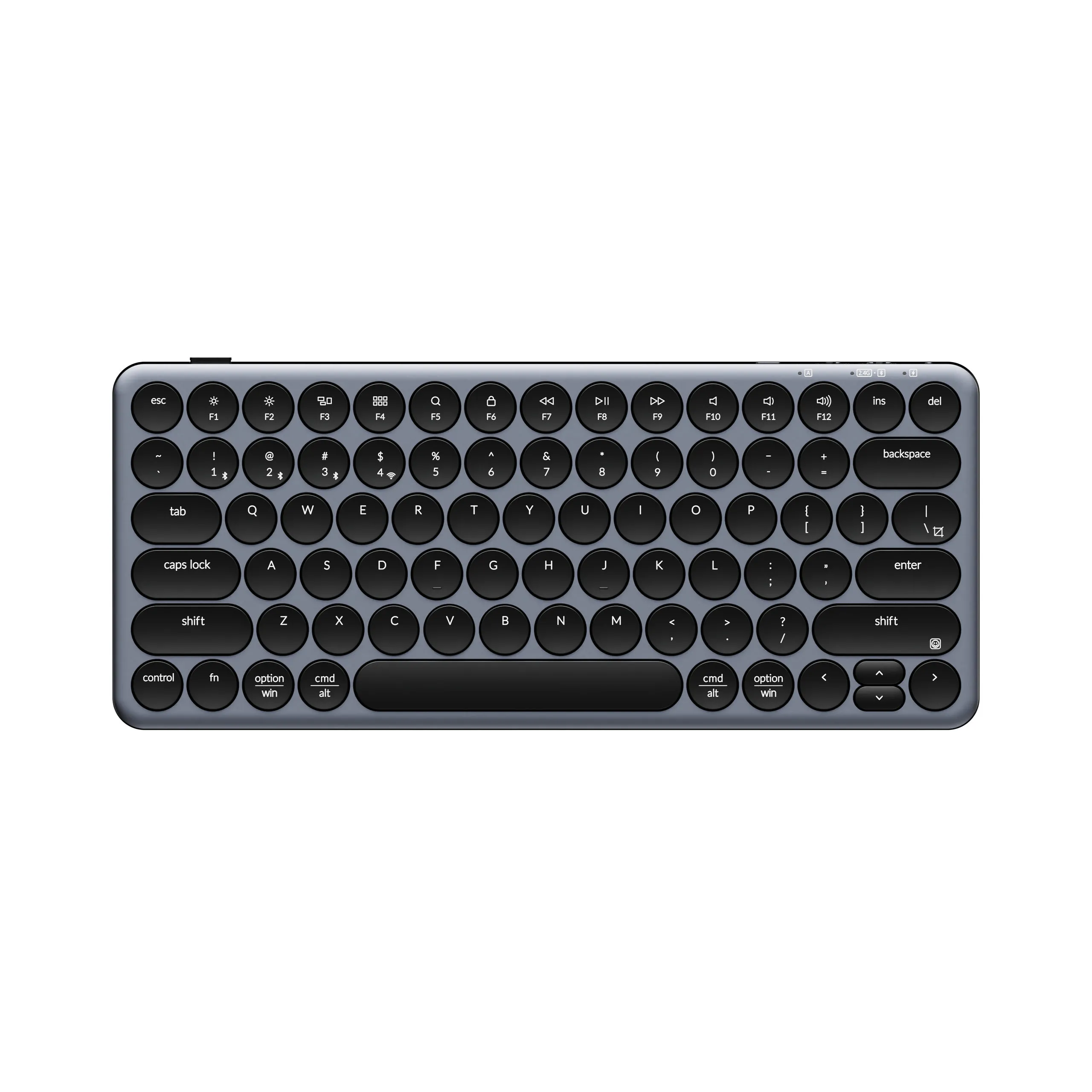 Klawiatura nożycowa Keychron B3 Pro Ultra-Slim Szaro-Czarny