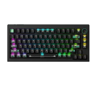 Klawiatura magnetyczna Keychron L5 HE Lemokey Ultra-fast Lime Czarny