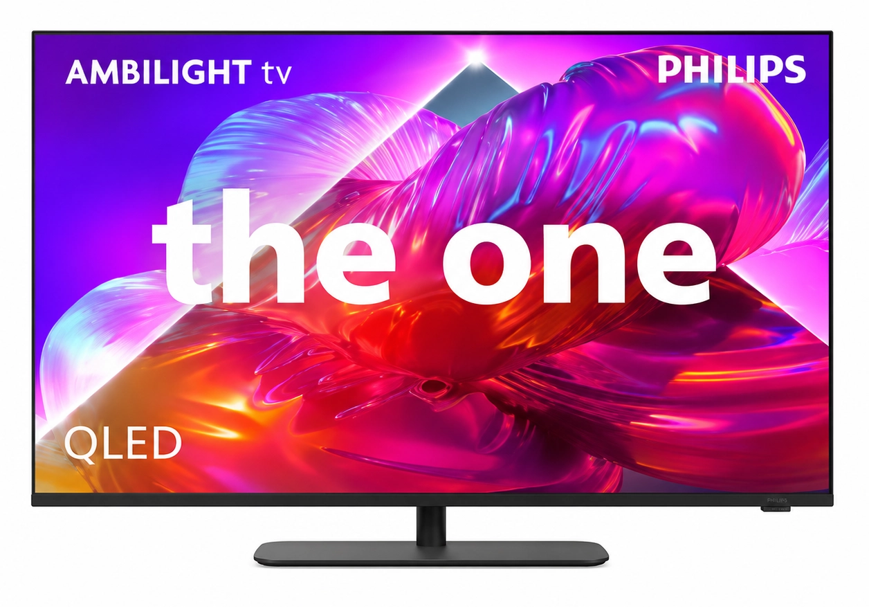 Telewizor Philips The One 55PQS9001/12 55" QLED 4K 144Hz Titan OS Ambilight Dolby Vision Dolby Atmos DTS:X HDMI 2.1 DVB-T2