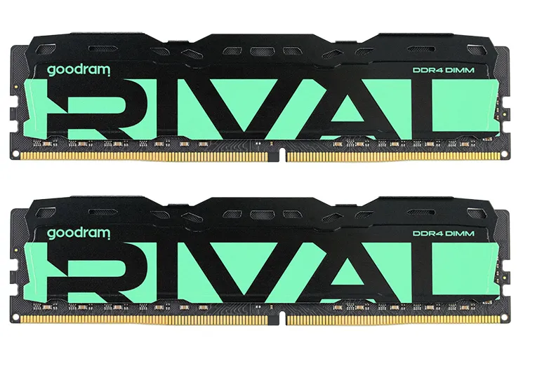 Pamięć RAM GoodRam Rival Radiant DDR4 64GB (2x32GB) 3200 CL18 Zielony