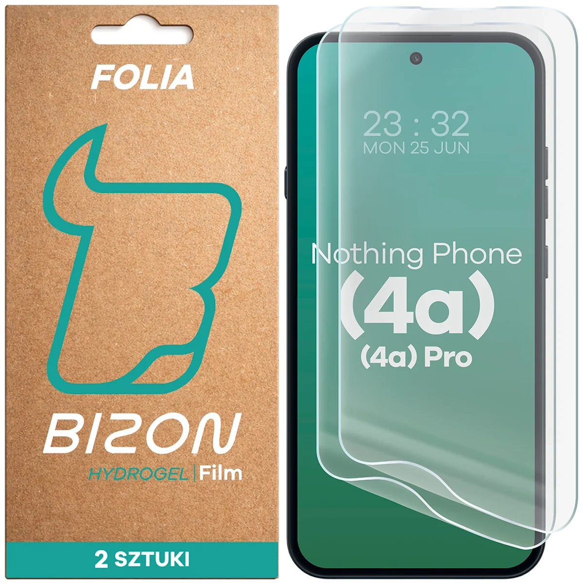 Folia hydrożelowa Bizon na ekran Film Hydrogel Front Duo do Nothing Phone 4a / 4a Pro 2 sztuki