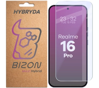 Szkło hybrydowe Bizon elastyczne Hybrid Mule do Realme 16 Pro 5G