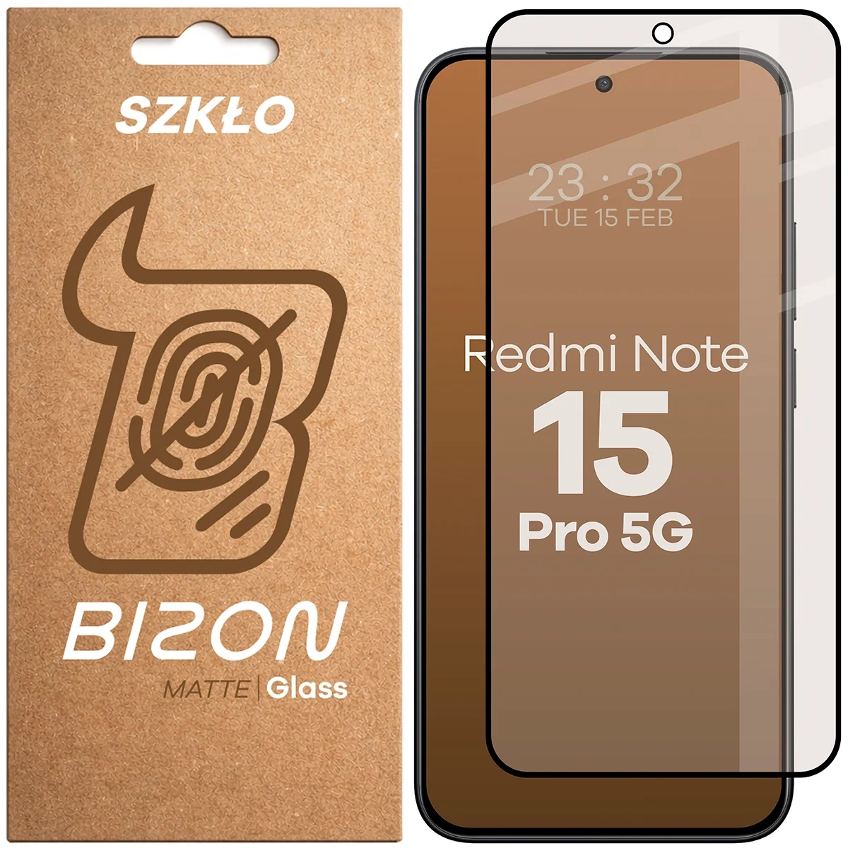 Szkło hartowane Bizon matowe Glass Matte do Xiaomi Redmi Note 15 Pro 5G