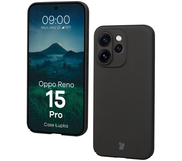 Bizon Case Łupka do Oppo Reno 15 Pro Czarny