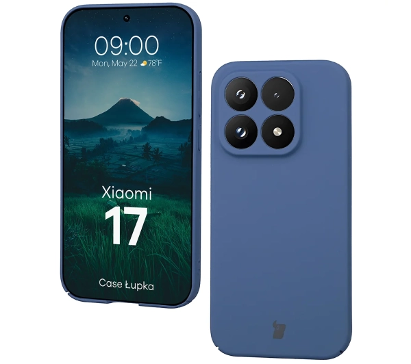 Bizon Case Łupka do Xiaomi 17 Niebieski