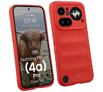 Etui Bizon Case Tur do Nothing Phone (4a) Pro Czerwony