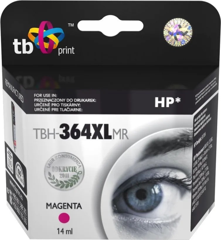 Tusz TB Print TBH-364XLMR (zamiennik 364XL) Purpurowy 14 ml