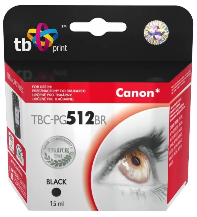 Tusz TB Print TBC-PG512BR (zamiennik PG-512BR) Czarny 15 ml