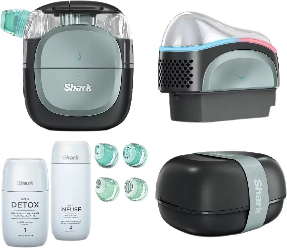 Urządzenie do pielęgnacji twarzy Shark Facial Pro Glow FH320 Czarny
