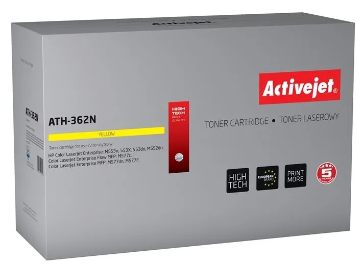 Toner ActiveJet ATH-362N (zamiennik 508A) Żółty