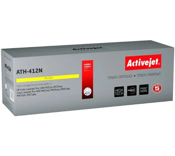 ActiveJet ATH-412N (zamiennik 305A) Żółty