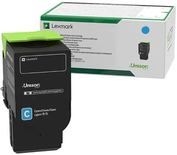 Toner Lexmark C242XC0 Błękitny