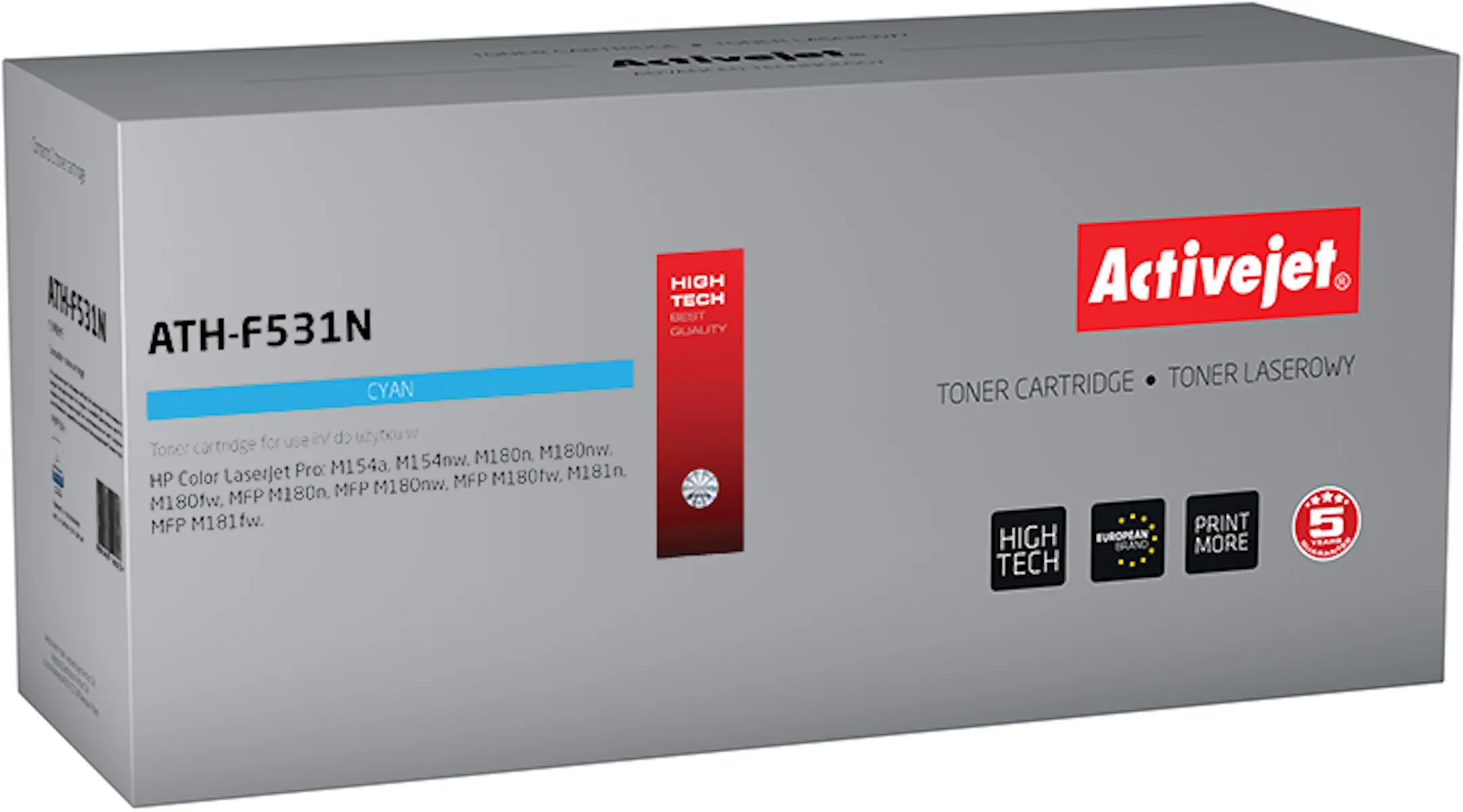Toner ActiveJet ATH-F531N (zamiennik 205A) Błękitny