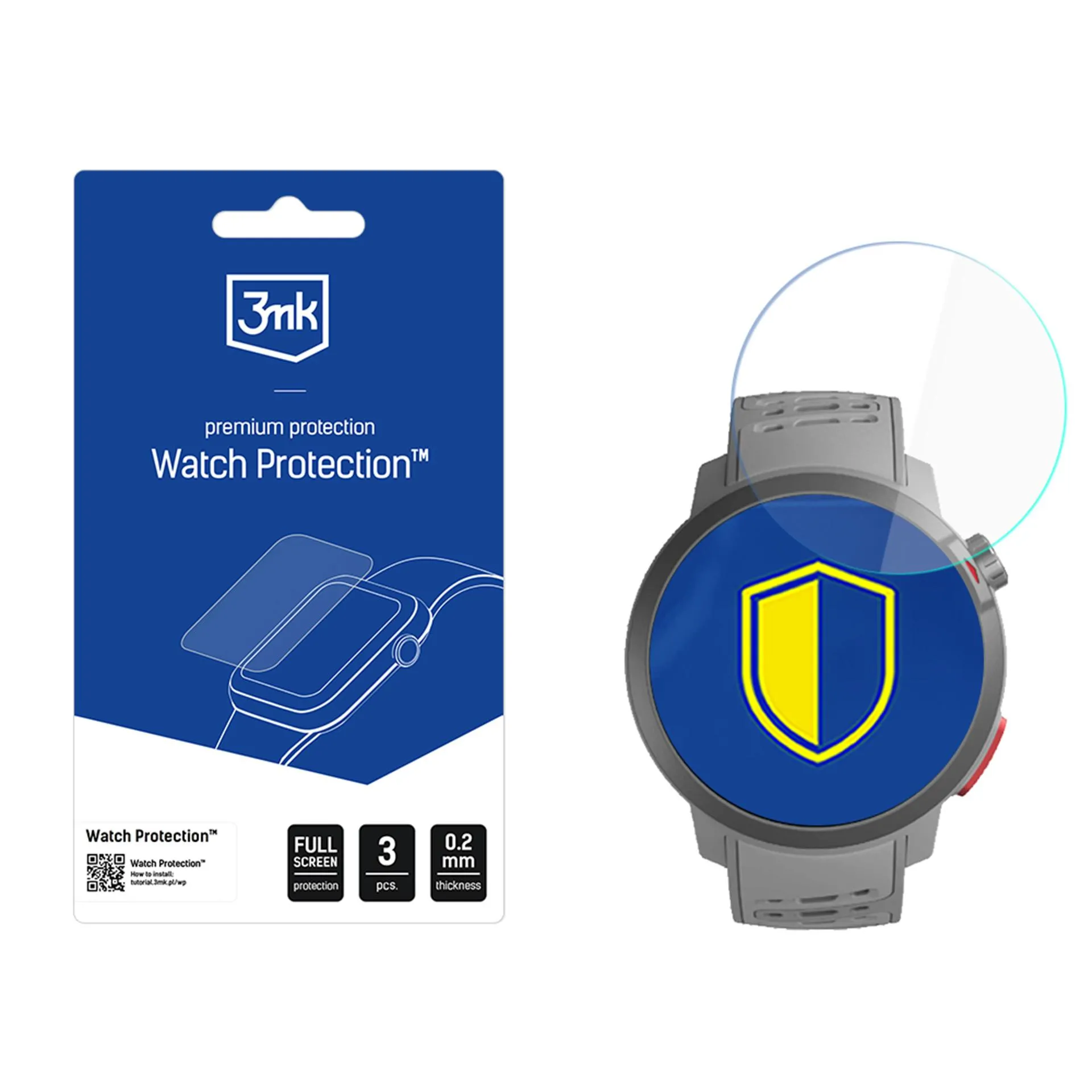 Szkło hybrydowe 3mk Watch Protection FlexibleGlass do Coros Pace Pro