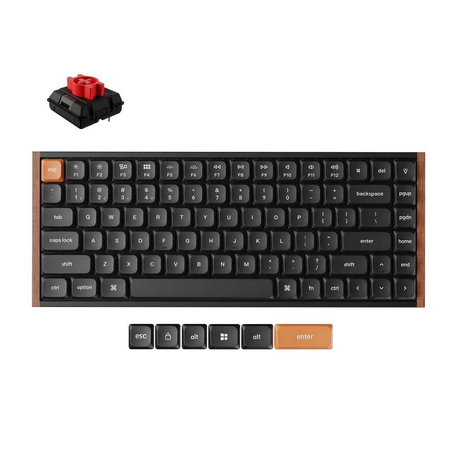Klawiatura mechaniczna Keychron K3 Max SE QMK (Milk POM Red)