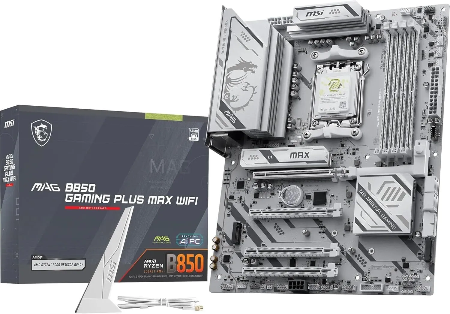 Płyta główna MSI MAG B850 GAMING PLUS MAX WIFI