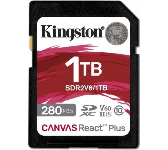 Karta pamięci Kingston Canvas React Plus SDXC 1TB