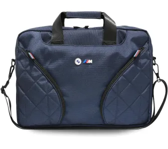 Torba na laptopa BMW Nylon Pockets & Metal Logo 16" Granatowy