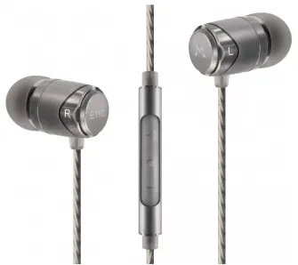 Słuchawki przewodowe SoundMAGIC E11C Dokanałowe Srebrny