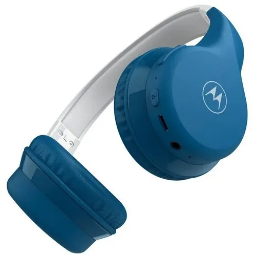 Słuchawki bezprzewodowe Motorola Sound MOTO JR300 Dla dzieci Nauszne Bluetooth Niebiesko-szary
