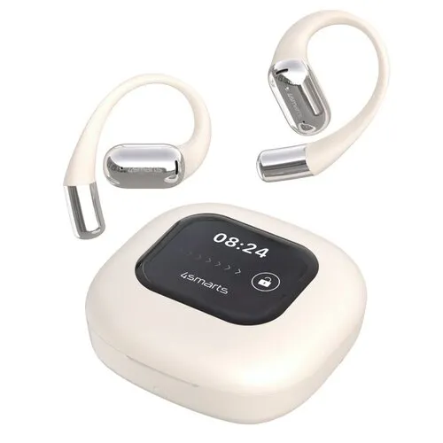 Słuchawki bezprzewodowe 4smarts SkyBuds OWS AI Przewodnictwo powietrzne Bluetooth 5.4 Beżowy