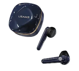 Słuchawki bezprzewodowe USAMS SD-Series Douszne Bluetooth 5.1 Niebieski