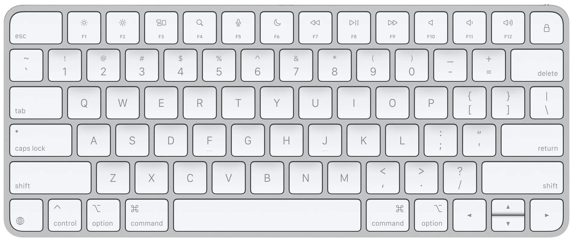 Klawiatura membranowa Apple MXCL3LB/A Magic Keyboard (US) Biały
