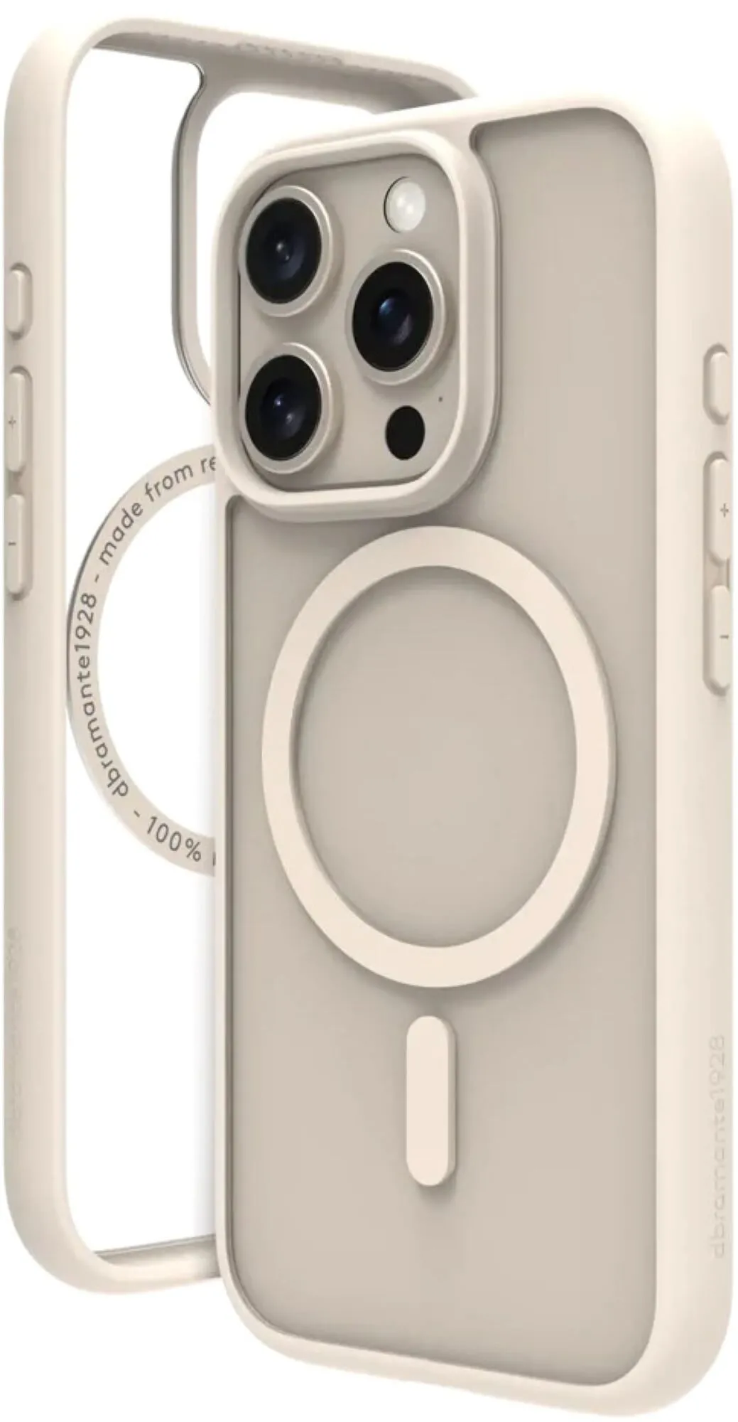 Etui dbramante1928 Grenen MagSafe do iPhone 16 Pro Max Złoty