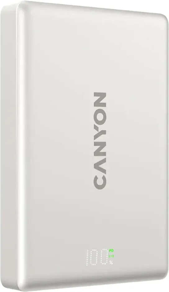 Powerbank Canyon OnPower 511 Magnet 10000mAh 20W Szary