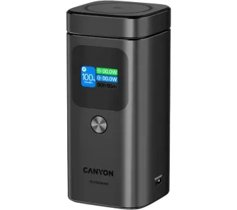 Powerbank Canyon OnPower 150 15000mAh 100W Ciemnoszary