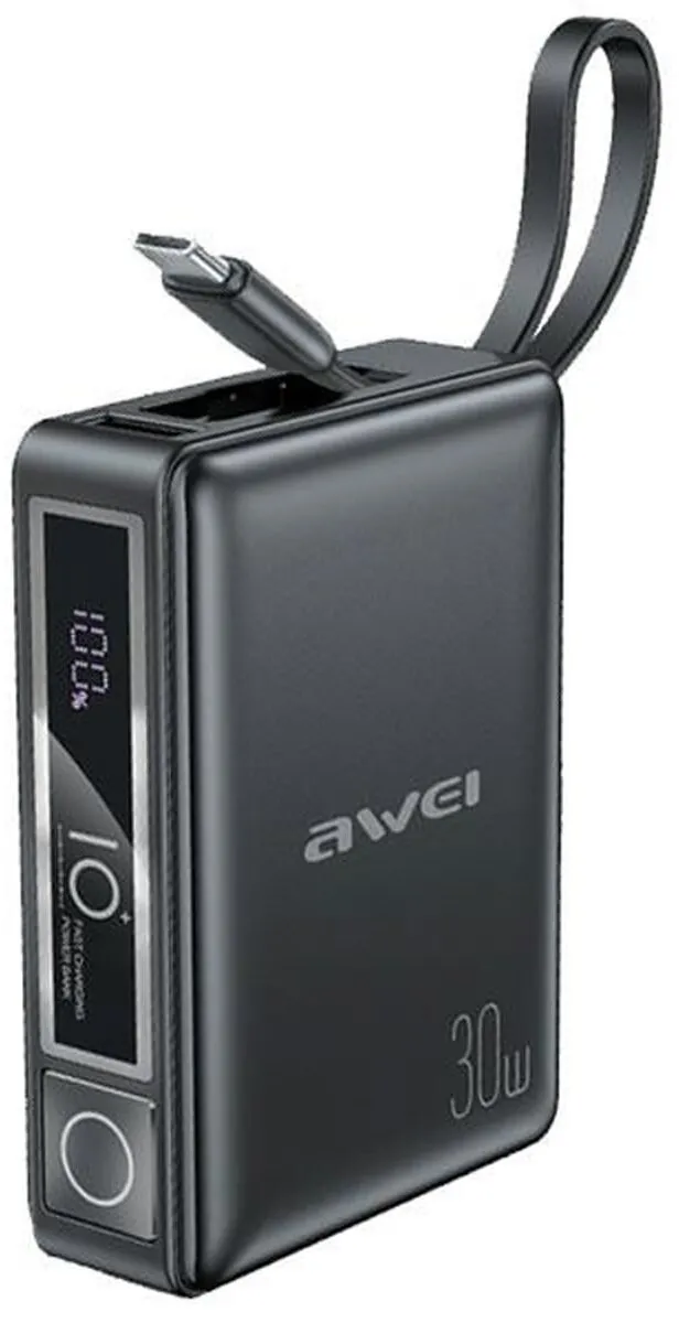 Powerbank Awei P87K 10000mAh 30W Czarny