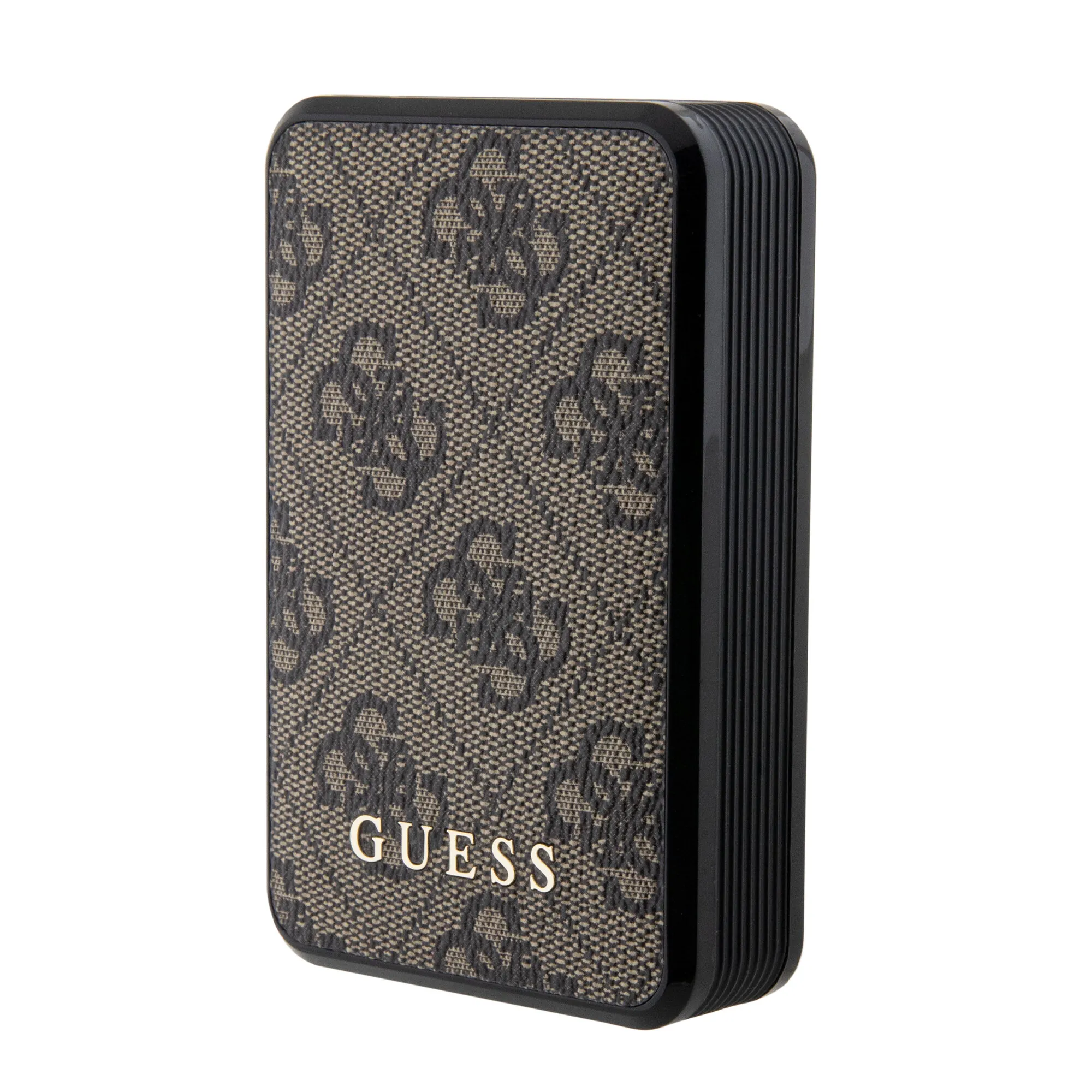 Ładowarka solarna Guess 18W 10000mAh 18W 4G Leather Metal Logo Brązowy