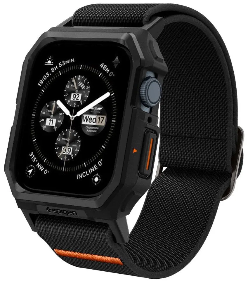 Etui Spigen Lite Fit Pro do Apple Watch 44/45mm Czarny