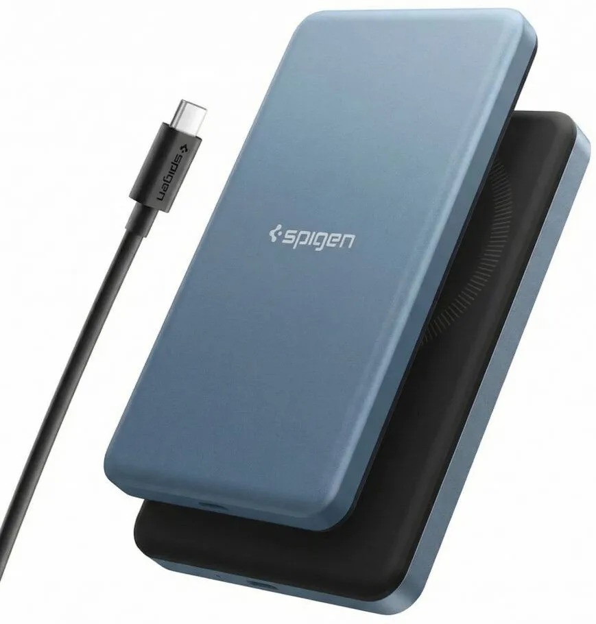 Powerbank Spigen Essential MagSafe 5000 mAh 22.5W QI2 Niebieski
