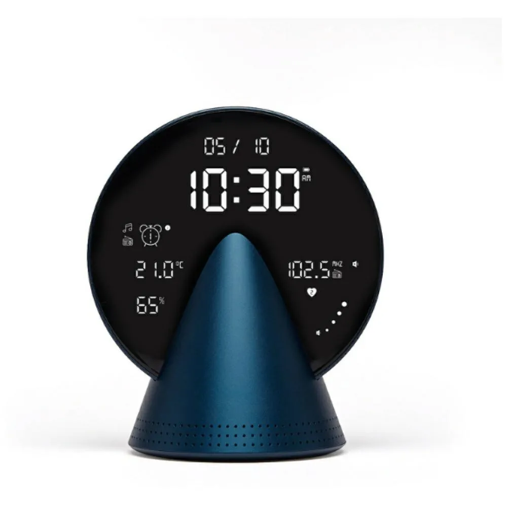 Budzik Lexon Conic Clock Blue LR156L3 Niebieski