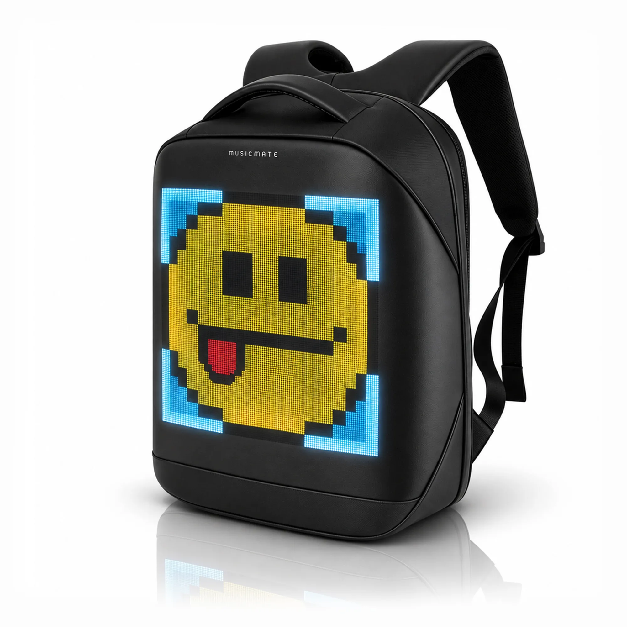 Plecak na laptopa Musicmate MM-BP10 StreetPixel 15.6" Czarny