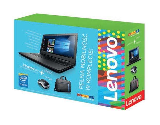 Lenovo IdeaPad 100-15IBD 15,6" Intel® Core™ i5-4288U 8GB RAM 1TB Dysk GF920 Grafika Win10 - Zestaw