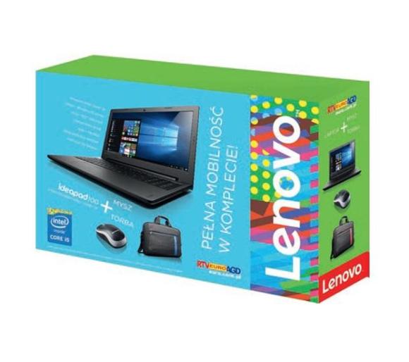 laptop Lenovo IdeaPad 100-15IBD 15,6" Intel® Core™ i5-4288U - 8GB RAM - 1TB Dysk - GF920 Grafika - Win10 - Zestaw